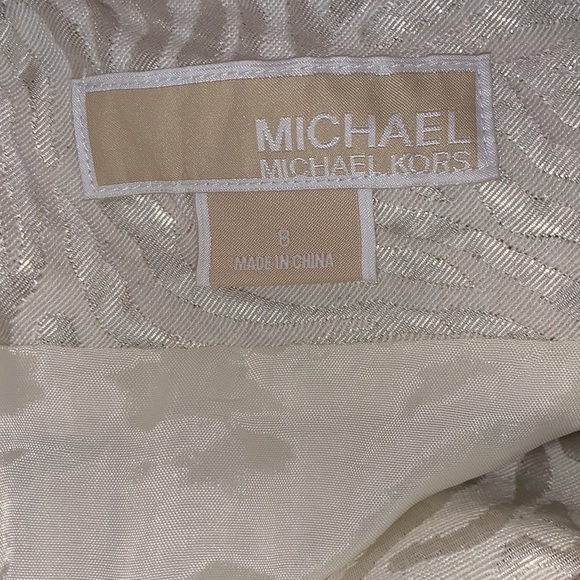 Michael Kors zebra print dressy shirt size 8 - Picture 9 of 11